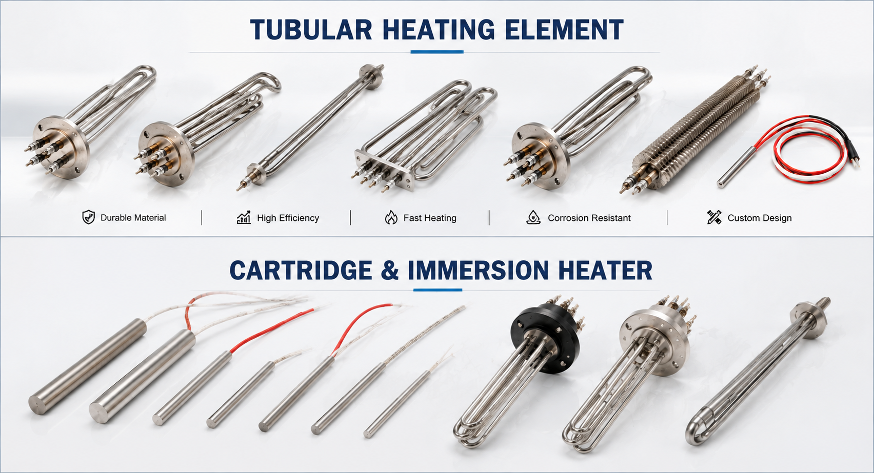 Single-Tube Heating Elements