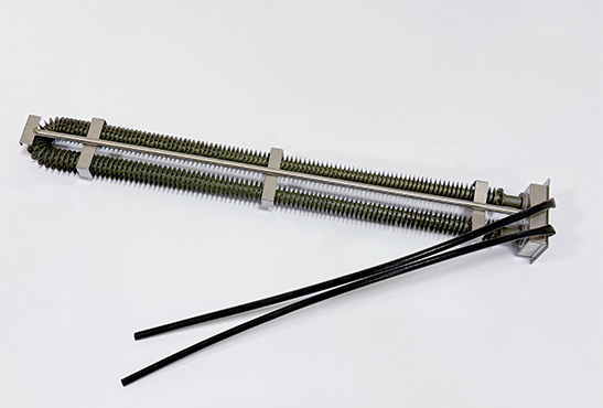 Heating tube for wave soldering equipment