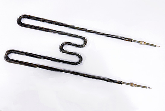 Heating tube with radiator