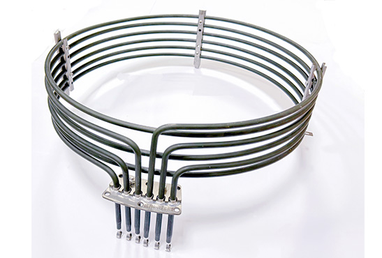 Commercial kitchen heating tube