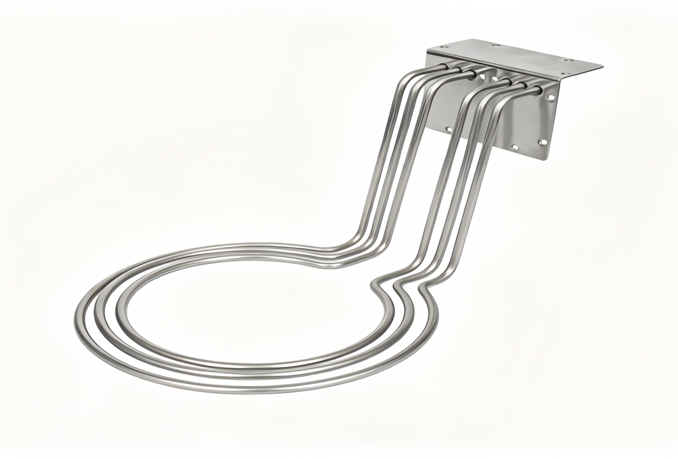Circular Coil Tubular Heater With Mounting Bracket