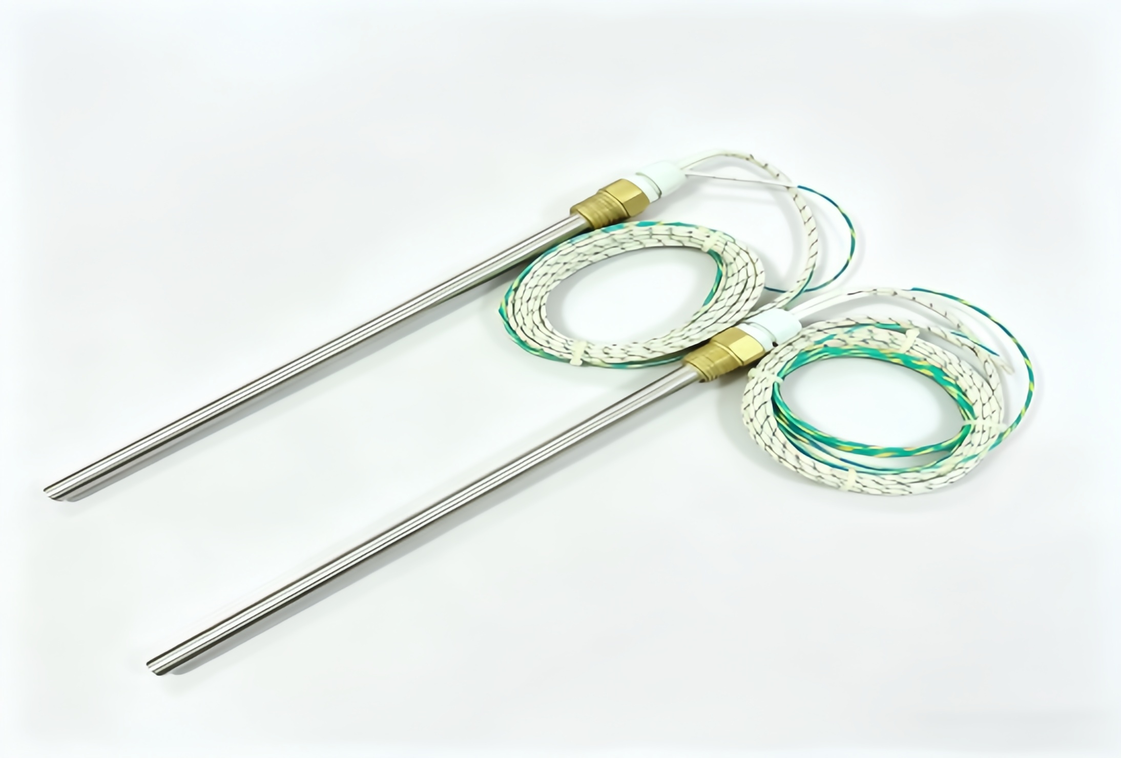 Threaded Cartridge Heater with Braided Wire
