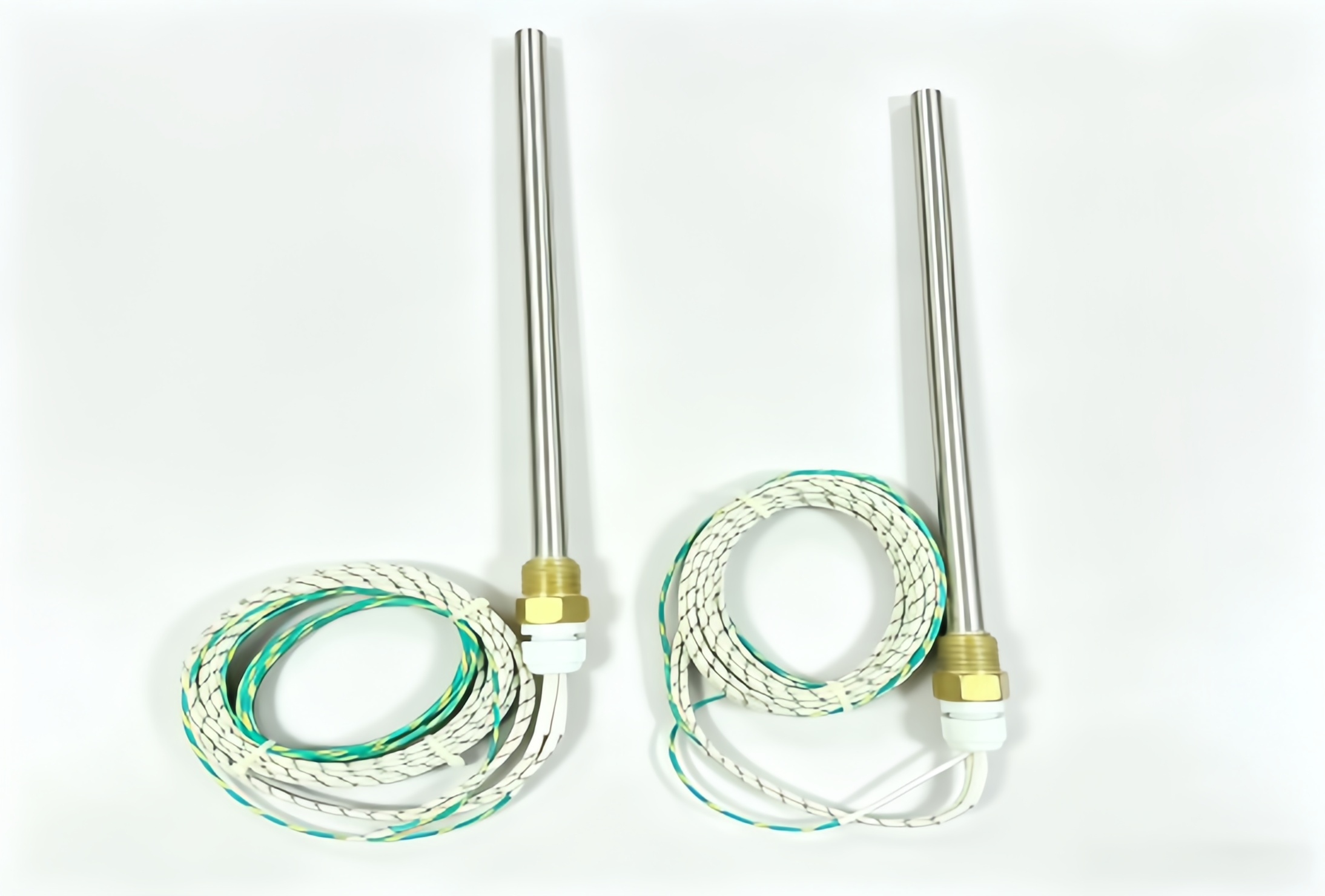 Threaded Cartridge Heater with Braided Wire