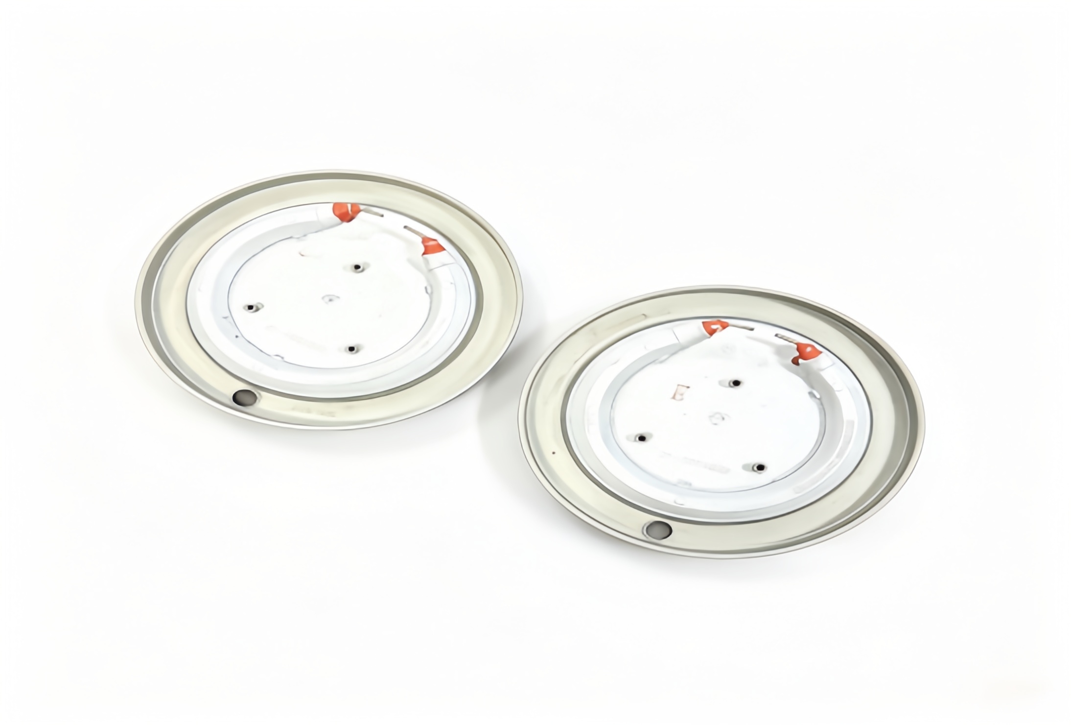 Round Mica Heating Plate With Stainless‑Steel Cover