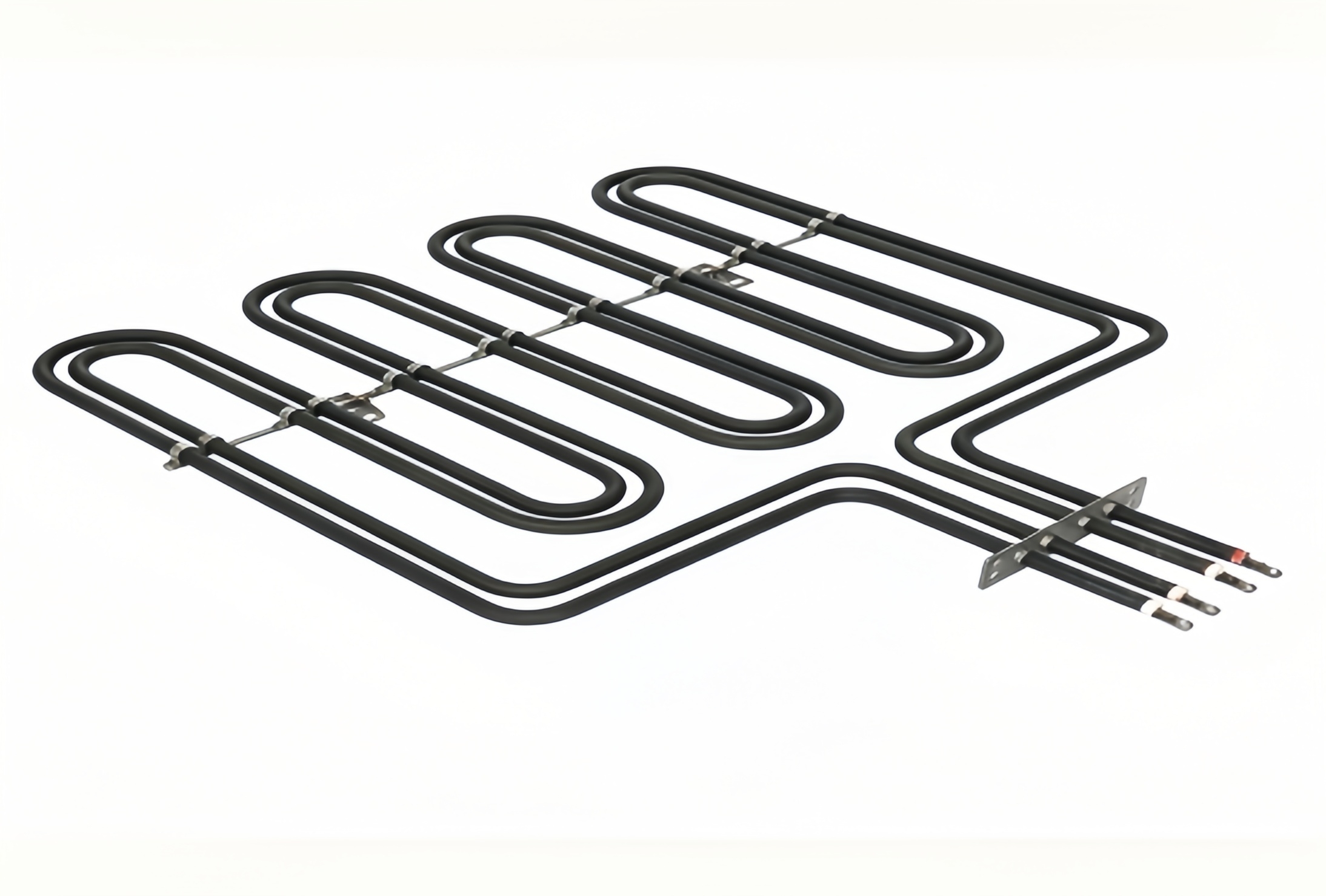 4‑Loop Dual‑circuit Air Dry‑Burn Tubular Heater With Cross Support Rod
