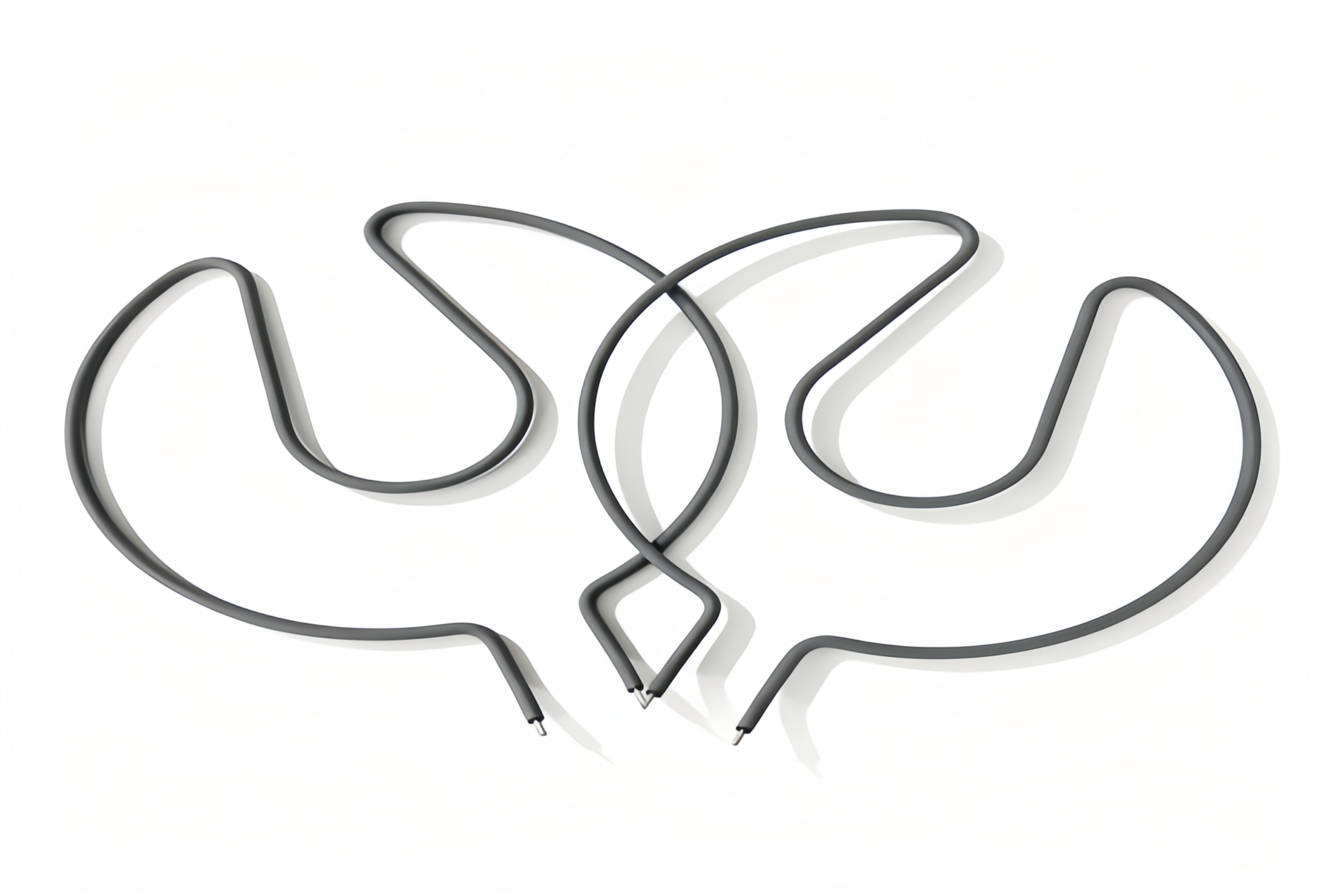 Black Coated Curved Dry‑burn Tubular Heater