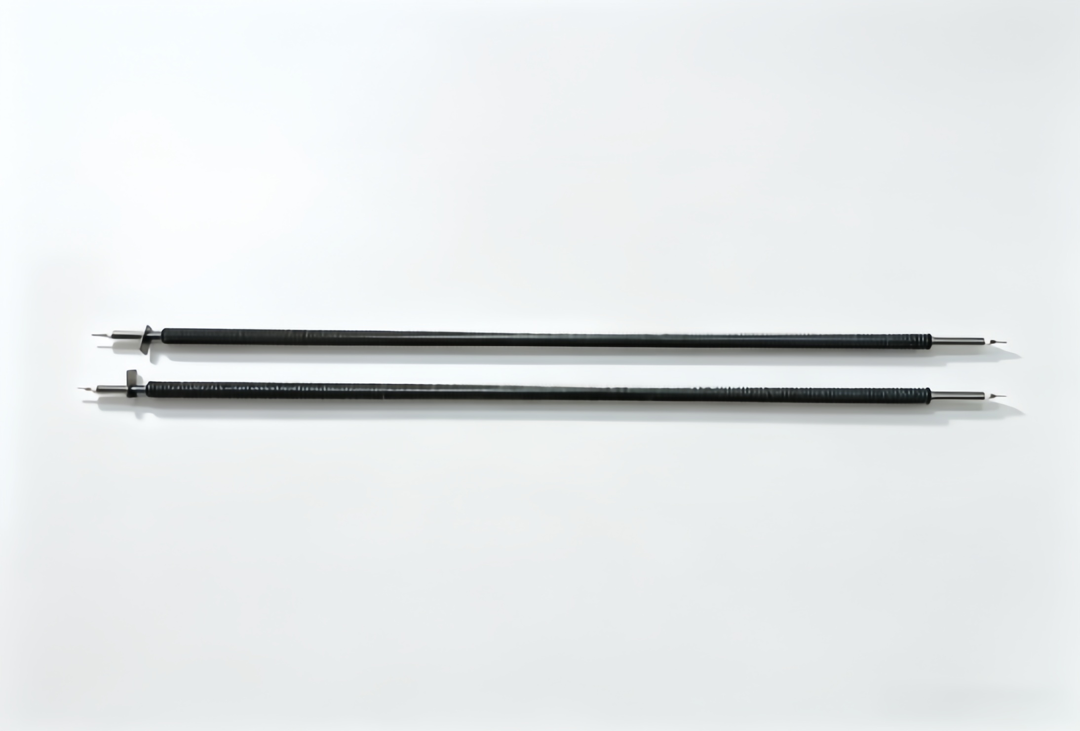 Straight Finned Heating Tube With Mounting Bracket