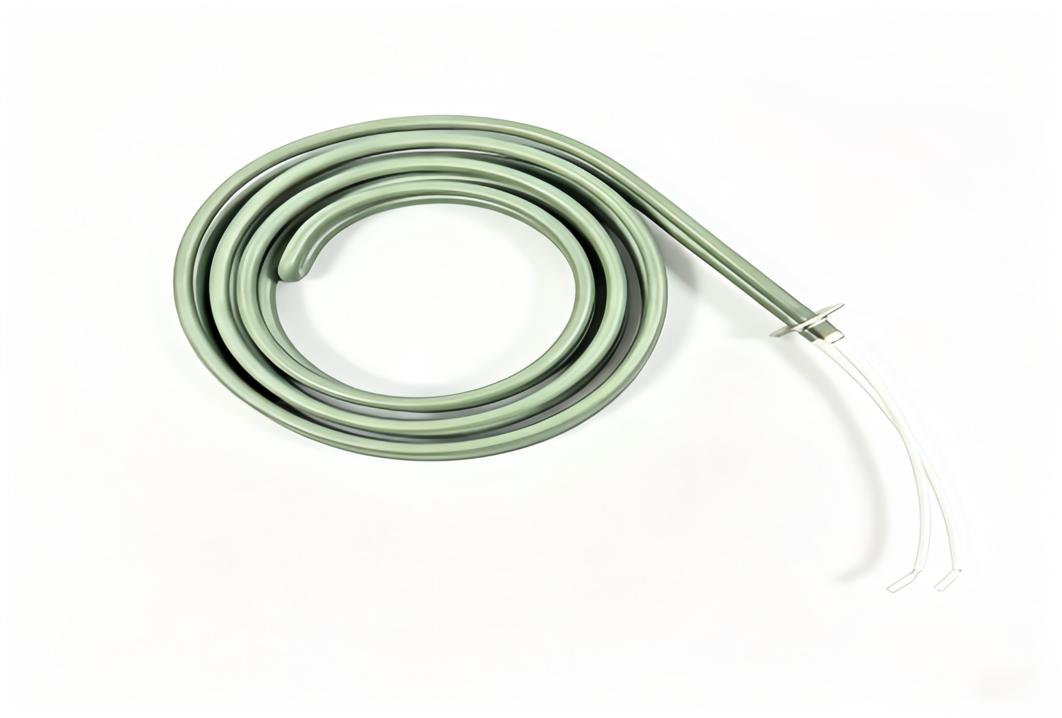 Spiral Coil Tubular Heater With Flange & Lead Wire