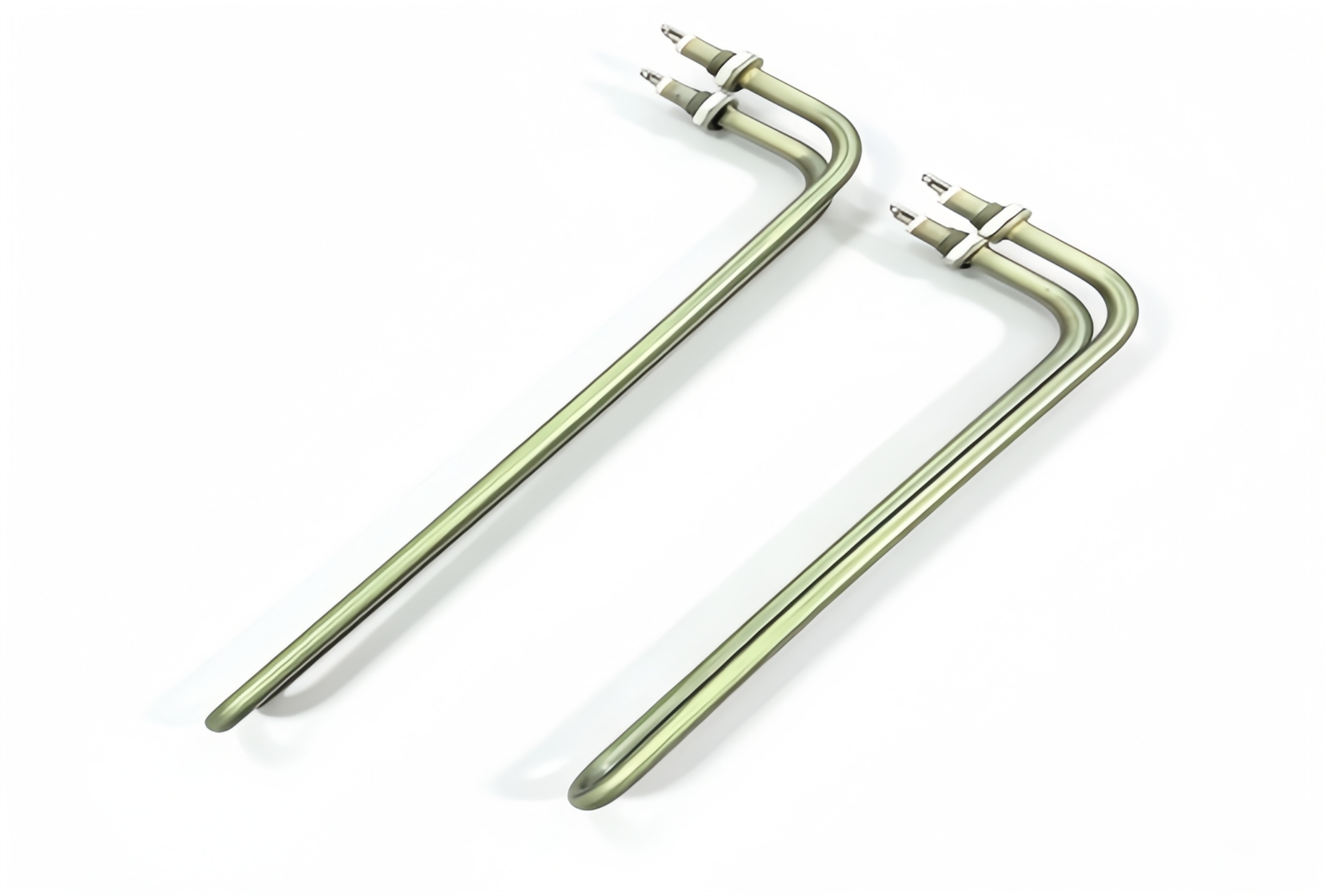 U‑Shape Tubular Heater With Mounting Thread Studs